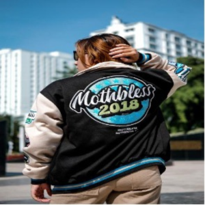 MTBS Mothbless Jaket Varsity Shice new